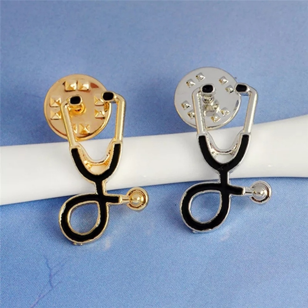 Stethoscope Brooch pins - Picture 2 of 2